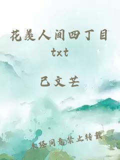 花羡人间四丁目txt