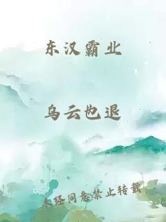 东汉霸业