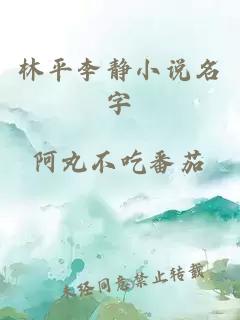 林平李静小说名字