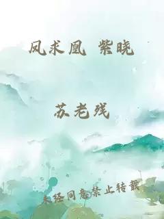 凤求凰 紫晓