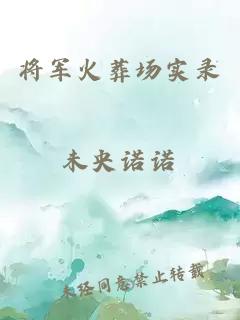 将军火葬场实录